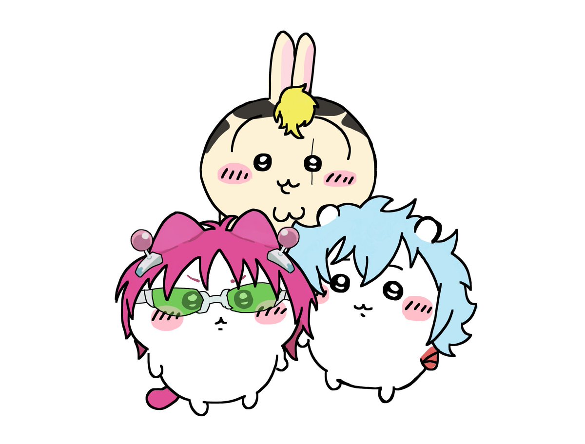 Lion_tsy's tweet photo. Yare Yare
Un dibujito de mis fandoms favoritos juntos
#chiikawa
#nendo #saiki #kaido https://t.co/3q0Q40OTVX