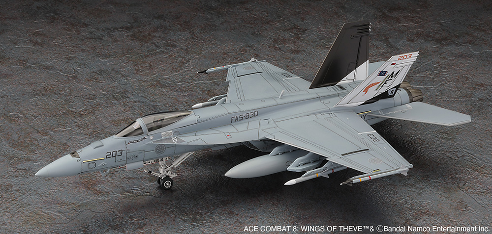 hasegawa_model's tweet photo. 【新製品情報（完成見本公開）】
エースコンバット 8より、ジョーカー隊レックス機の
F/A-18E スーパー ホーネットを再現！

1:72プラモデル
「「ACE COMBAT 8: WINGS OF THEVE」 F/A-18E スーパー ホーネット “ジョーカー隊”」

2026年11月18日ごろ発売
https://t.co/2dyTrEP544

#ハセガワ https://t.co/CpS9zetmF3