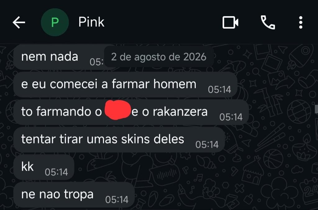 arquivosdesimon's tweet photo. Tentando enganar famoso pink?!

Expectativa: enganar homem
Realidade: passou vergonha na dm dele https://t.co/oGWpJ1Qsen