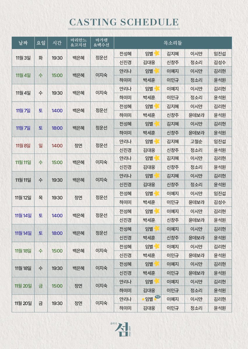 pal2p_p_'s tweet photo. 2026 음악극 <섬: 1933~2019>
마지막 티켓 오픈 임별 스케줄 편집

💫티켓 오픈 | 10월 6일(화) 오전 11시 https://t.co/MSVOKF9MRN