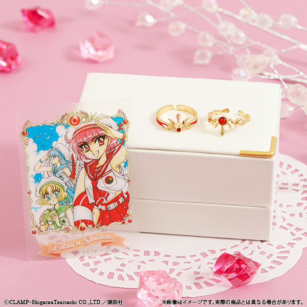 FansClamp's tweet photo. ／ 
【グッズ情報】CLAMP FANS SHOP✨
＼
 
🎉予約受付中✨
#魔法騎士レイアース アイテムから一部をご紹介♬
 
🛍️『２連リング』(3種)
 
CLAMP30周年記念でグッズとして販売されていたリングが復刻登場！✨
光・海・風をイメージした選べる3種のデザインで、手元を美しく演出してくれます❤️💙💚
コレクションとしても嬉しいカラーイラストカード付き！💳💖
 
🛒詳細はこちら⬇️
https://t.co/2bNU5fdXMW
 
⚠️【10月12日(月)23:59】までのご予約で
確実にご用意！この機会をお見逃しなく👀✨
 
#CLAMPFANSSHOP
#CLAMP