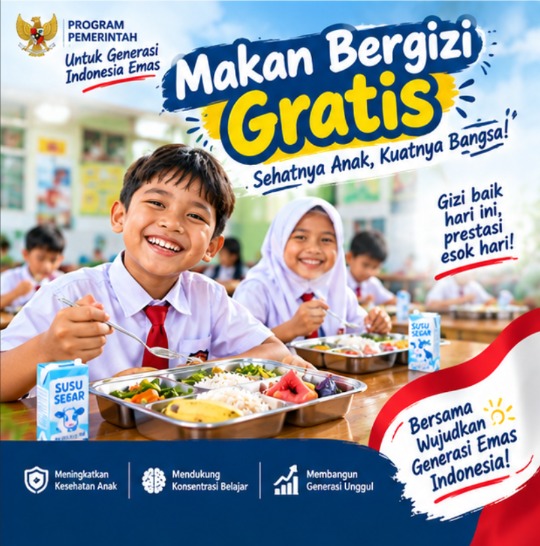 GraceKeana's tweet photo. MBG bukan cuma soal makan gratis, tapi juga bantu memenuhi kebutuhan gizi dan mendukung tumbuh kembang generasi muda. https://t.co/j2AszWooyS