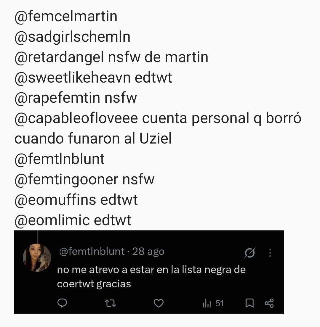 barberiasss's tweet photo. HILO EXPONIENDO A SVENKA aka @femtlnblunt
por fetiches sobre viol4ción y más cosas https://t.co/hlh9POcNWq