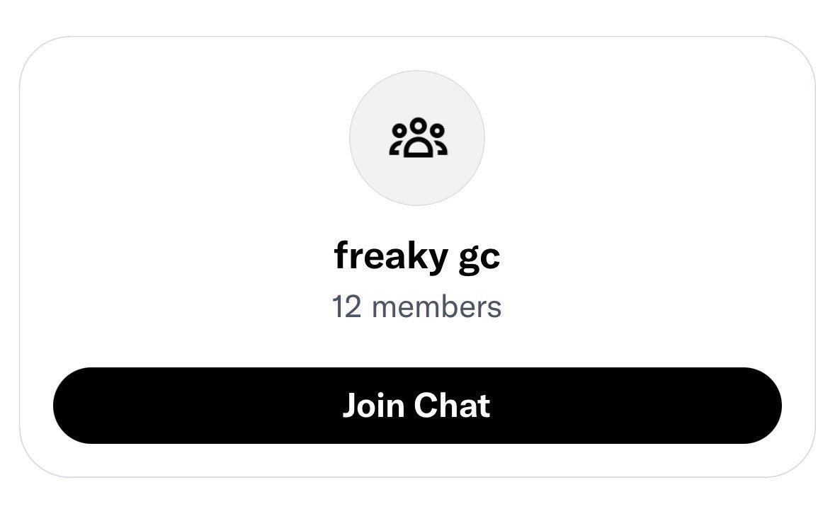 jlagirdam's tweet photo. Who’s up to get added in my new freaky X GC https://t.co/RGKXPJTyfV