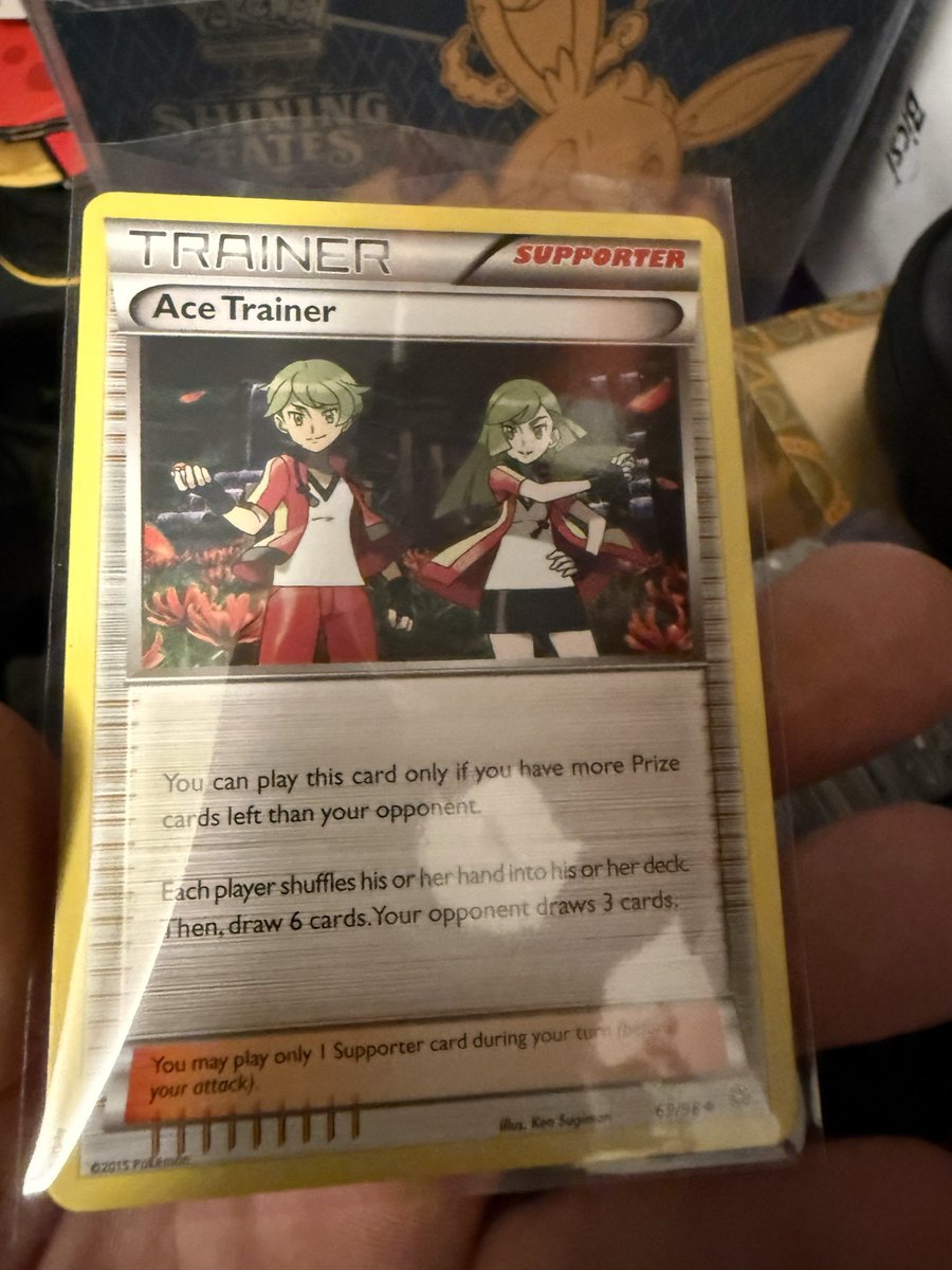 Its_101Ace's tweet photo. Sorting through some bulk Pokemon and what do you know… a wild Ace appears! ♠️ https://t.co/G2JszQnJ4f