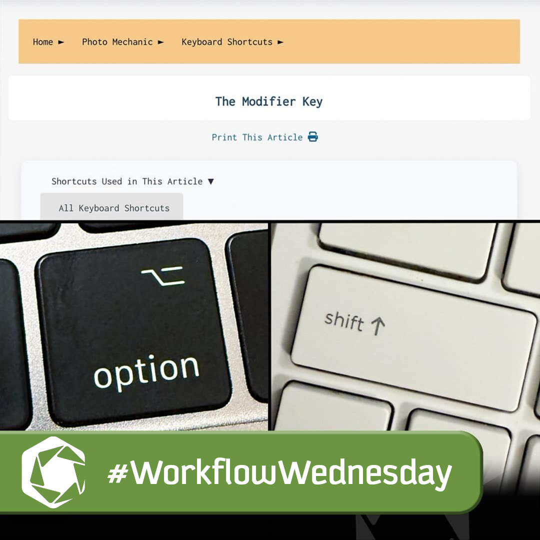 PhotoMechanic's tweet photo. Learn how to use the Modifier keys in your Photo Mechanic workflow in today’s #WorkflowWednesday tip.
https://t.co/keY5tk7qwu https://t.co/EZqUI4SggM