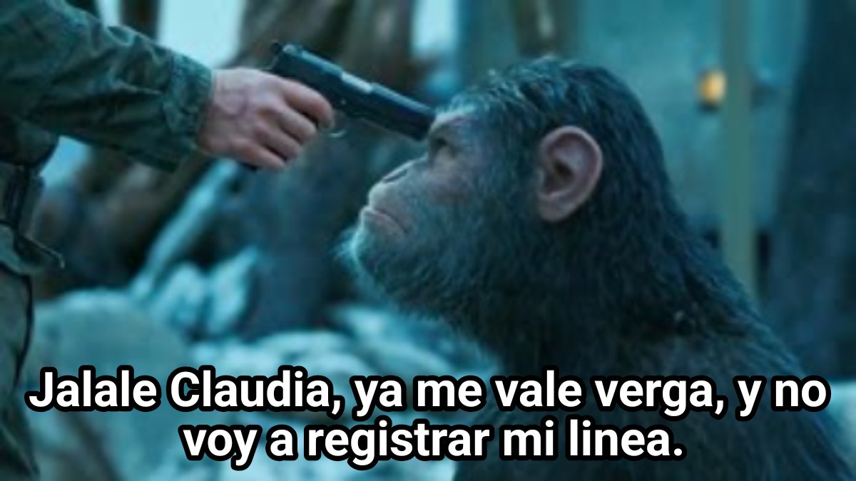 HowLitte's tweet photo. Adelante Claudia, quítame mi línea, total ni la usaba. https://t.co/1Hrh0e7URc