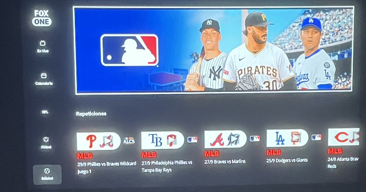 JorgeEditor's tweet photo. Malísima la ap de #FoxOne no hay liga, acceso ó cómo se le llame para ver el juego de #Cubs  vs #Padres 

Mientras que la ap de #Disney #ESPN, salir y entrar porque los comerciales siguen.

Ya cuándo se vuelve a ingresar, se perdió una parte del juego. https://t.co/9gabJmLf7X