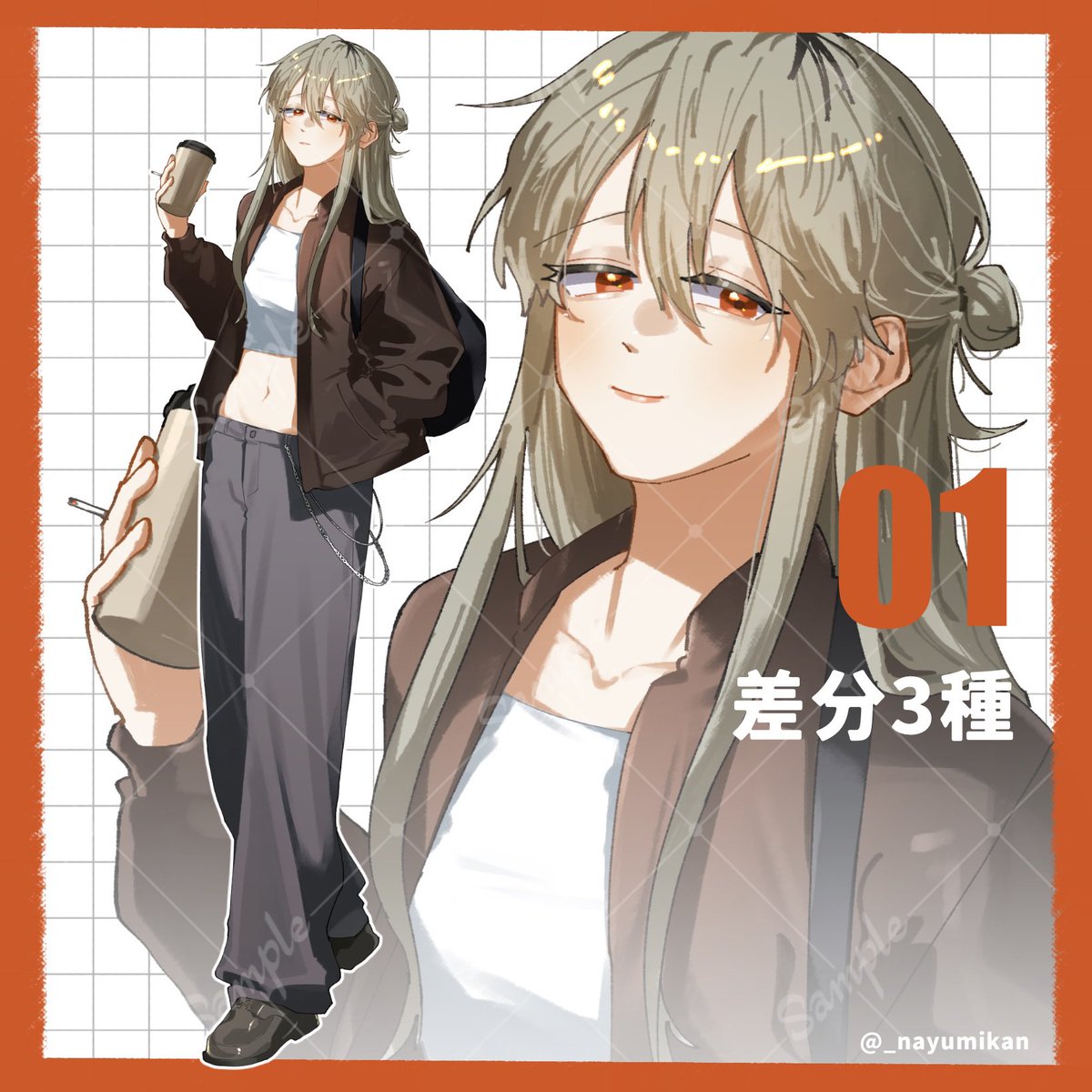 _nayumikan's tweet photo. 【Adopt】気怠げなロングヘアの女性│表情差分3種 

キャラ販売始めました！
気怠げな雰囲気の女性です☕️🚬
素敵なご縁がありますように。

https://t.co/3iqhFEbpN8
 #つなぐ #キャラクター販売 https://t.co/TPmlKj4gGy