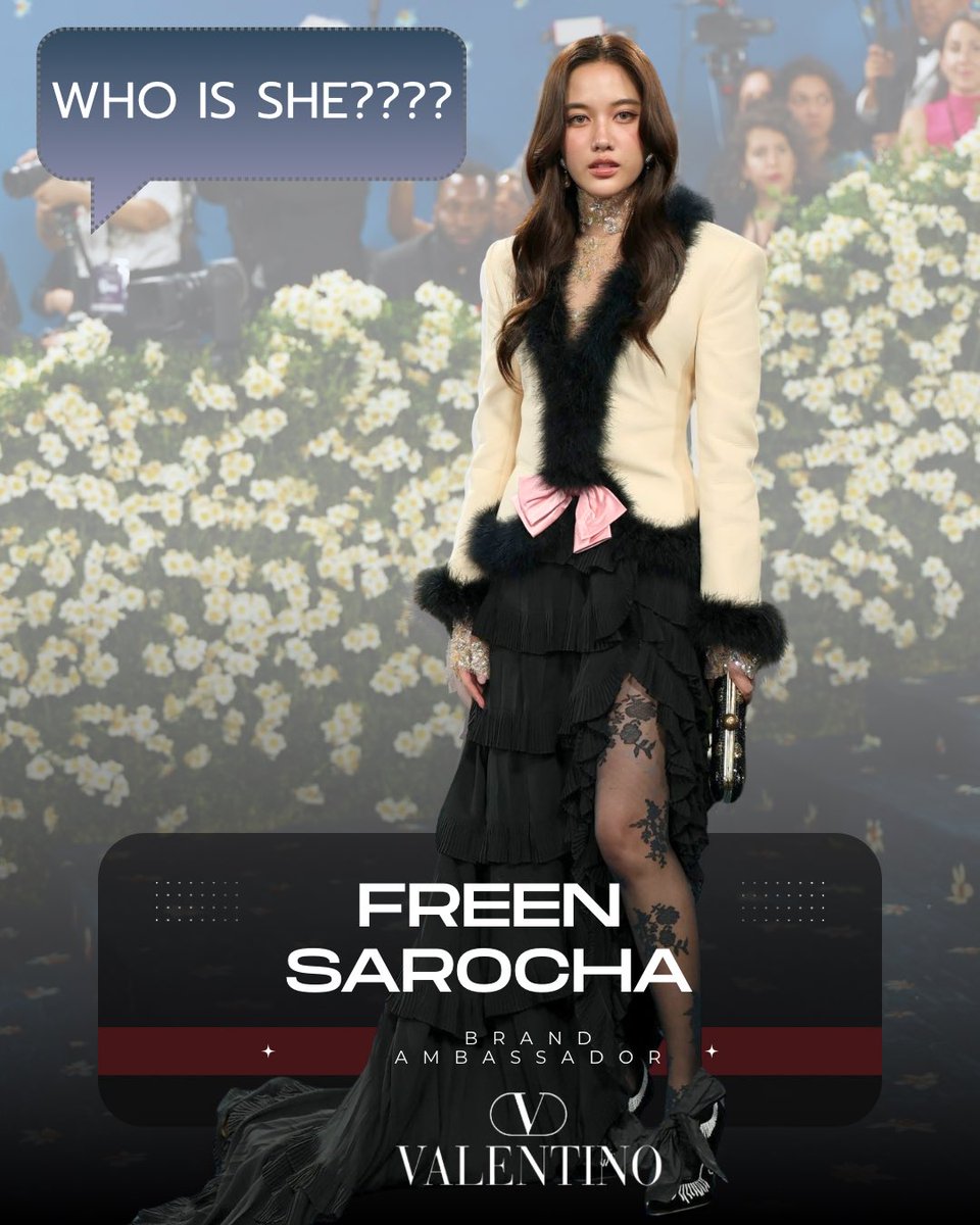 srcrbc's tweet photo. อีกหนึ่งตำนาน Who is she?? ณ METGALA2025 ทำให้ #srchafreen มีการพูดถึงมากขึ้น ในบทบาทของ Brand Ambassador #VALENTINOGARAVANI
แล้ววันคือ สวยมากกกกกกก

#ValentinoXFreen https://t.co/8PTgmHVwhS