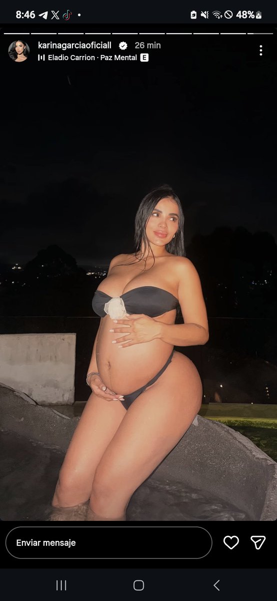 ek_guiller94085's tweet photo. Sólo tú te puedes ver así bella con esa barriguita @Kariinagarcia 
#Karinagarcia
#Karinagarciaoficiall https://t.co/k2rJFjpblC