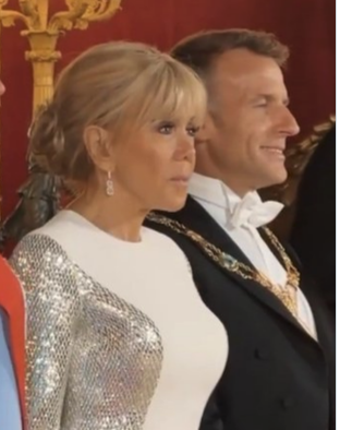 dreslincourt's tweet photo. Impressionnant, nouveau look, Lolo Ferrari, Trogneux parait plus jeune que Macron ! 😂 https://t.co/lVv6uQFufx