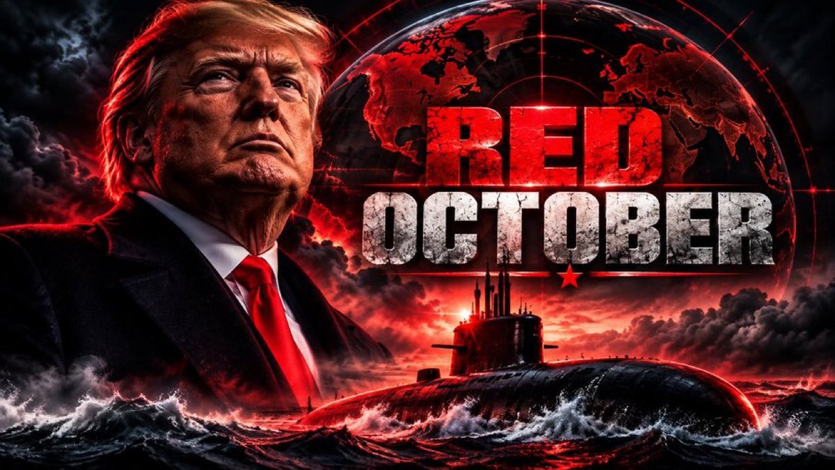RealJohnFKQ's tweet photo. GET READY FOR RED OCTOBER‼️

2297    09/29/2018

The truth is right in front of you. 
[Conspiracy Label] we had the votes.
Swamp fighting back. 
Evil knows no bounds.
Prepare. 
Red October.
Q https://t.co/b2tTl1awNE