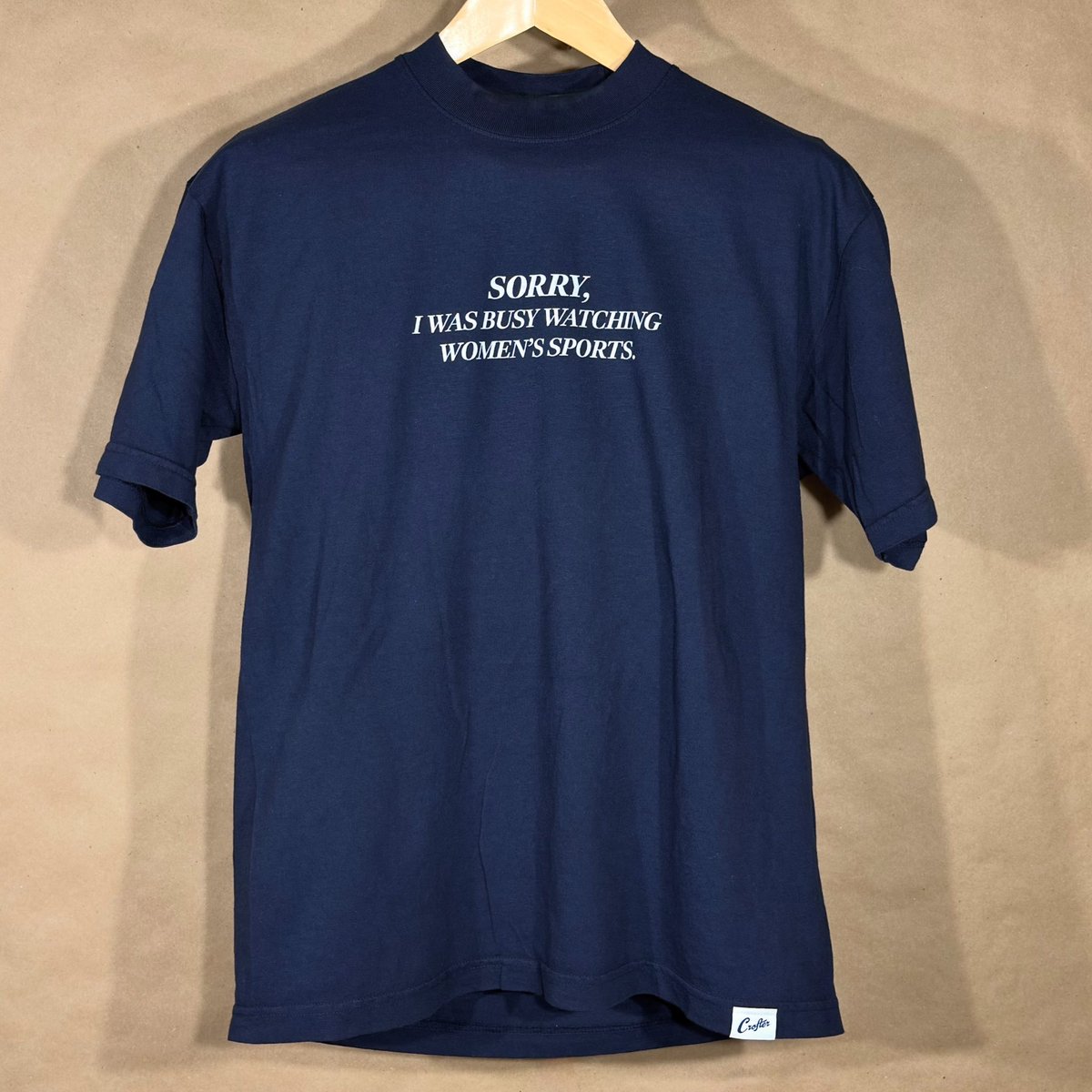 shopcrofter's tweet photo. 🚨 New drop 🚨

Head to https://t.co/ZNM80f6VXS and shop the latest wares, including the all-new Sorry I Was Watching Women’s Sports, With the Band, and Champions Are Forever T-Shirts. https://t.co/6gLNIXjiqg