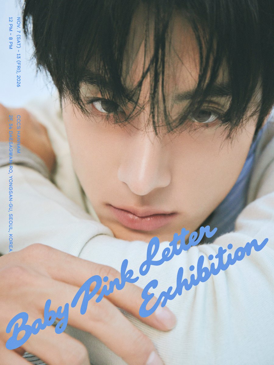 ericisenergy's tweet photo. ERIC 'Baby Pink Letter Exhibition' Official Poster

💌 2026. 11. 07. (SAT) - 2026. 11. 13. (FRI)
💌 한남동 CCCS 2층

#ERIC #에릭 #BabyPinkLetterExhibition #GRID #그리드 https://t.co/4rrtjaSYjI