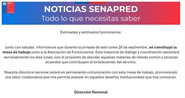 anefaraucania's tweet photo. La Asociación Nacional de Funcionarios y Funcionarias de SENAPRED (ANFUSENAPRED) manifiesta su profunda preocupación ante el actual escenario de emergencias que enfrenta el país y denuncia una crisis estructural que pone en riesgo la protección de la vida de las personas. https://t.co/DFdvZjnzTa