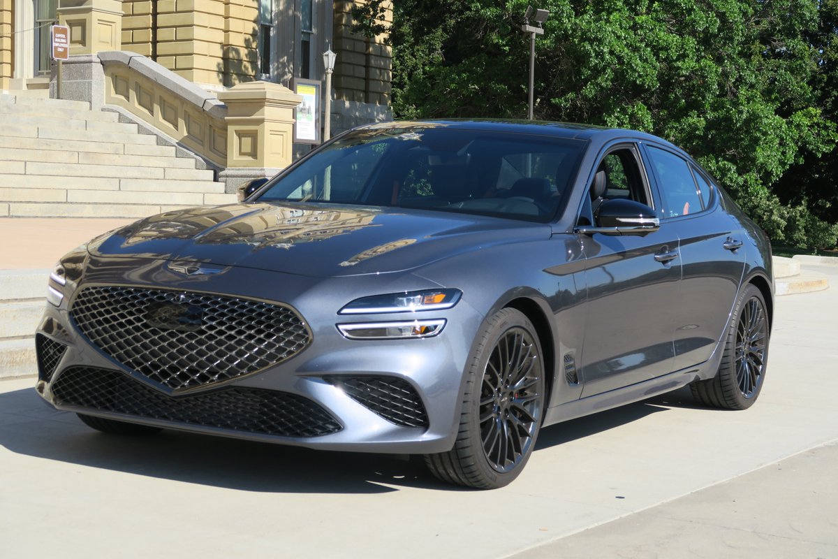 TechMobilityPod's tweet photo. Genesis G70: Lust Meets Logistics.

An upscale cabin tempts. Rear-seat space raises questions. My 2026 Genesis G70 Prestige Graphite review on TechMobility Topics asks: Does this luxury sport sedan fit your life?  Click on the link to learn more. 
https://t.co/PjNOCWazas
#GenesisG70 #CarReview #GenesisMotorAmerica #TechMobilityPod #Luxury #cars
