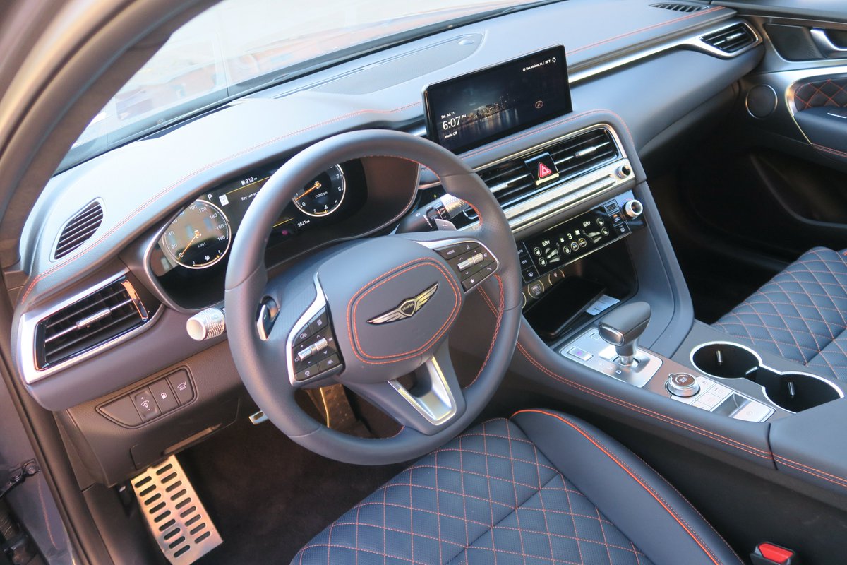 TechMobilityPod's tweet photo. Genesis G70: Lust Meets Logistics.

An upscale cabin tempts. Rear-seat space raises questions. My 2026 Genesis G70 Prestige Graphite review on TechMobility Topics asks: Does this luxury sport sedan fit your life?  Click on the link to learn more. 
https://t.co/PjNOCWazas
#GenesisG70 #CarReview #GenesisMotorAmerica #TechMobilityPod #Luxury #cars