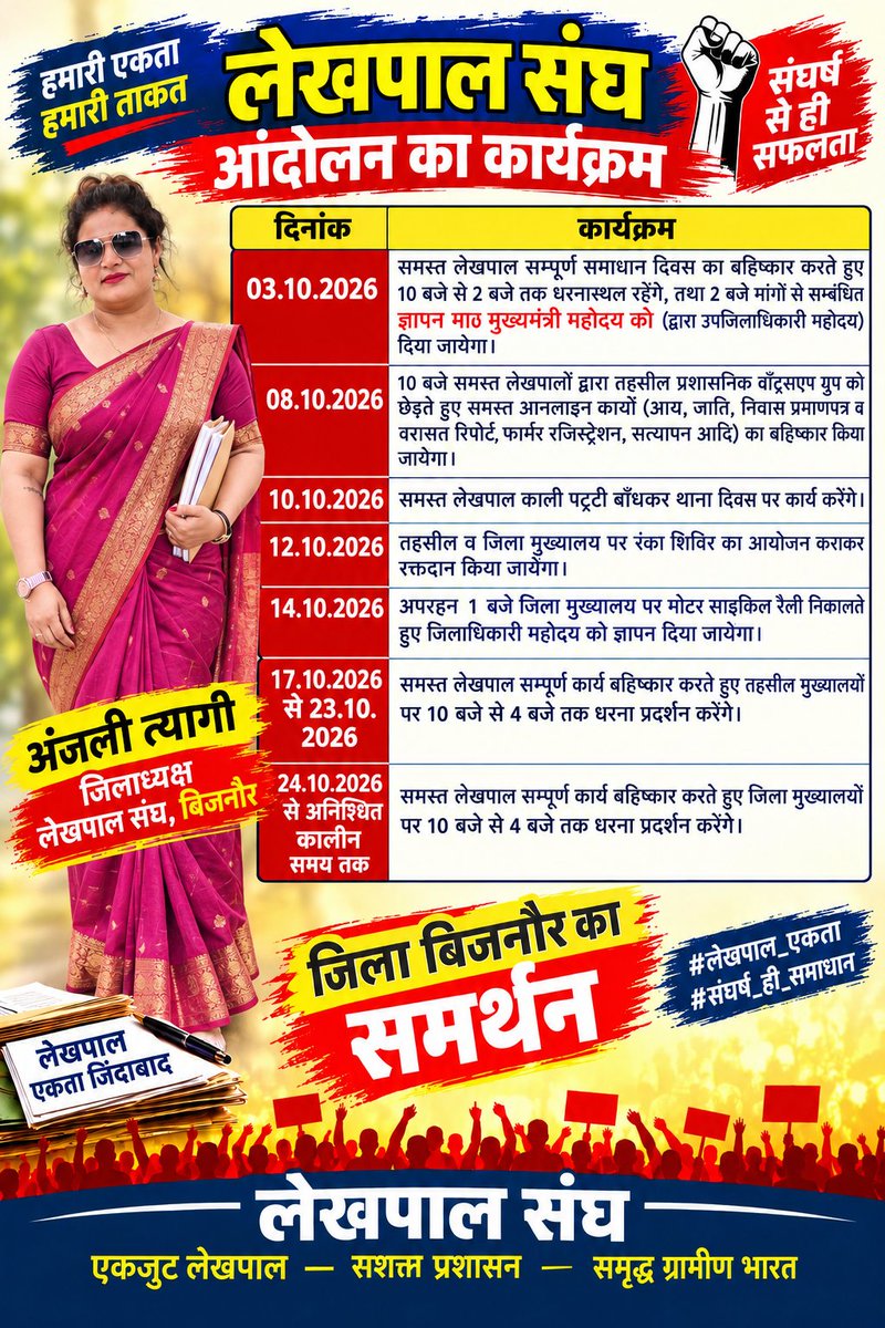 Anjalityagilp's tweet photo. #लेखपाल_की_जायज_मांगे 
#हमारी मांगे पूरी करो https://t.co/LiSt8lTCQC