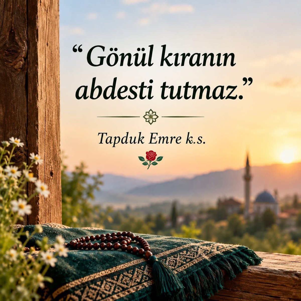 SezaiToykar's tweet photo. ESSELAMÜNALEYKÜM 
Hayırlı ve bereketli sabahlar 
Gönül kırmadığımız ğüzelliklerle dolu bir gün dilerim https://t.co/rVj5wYloTI