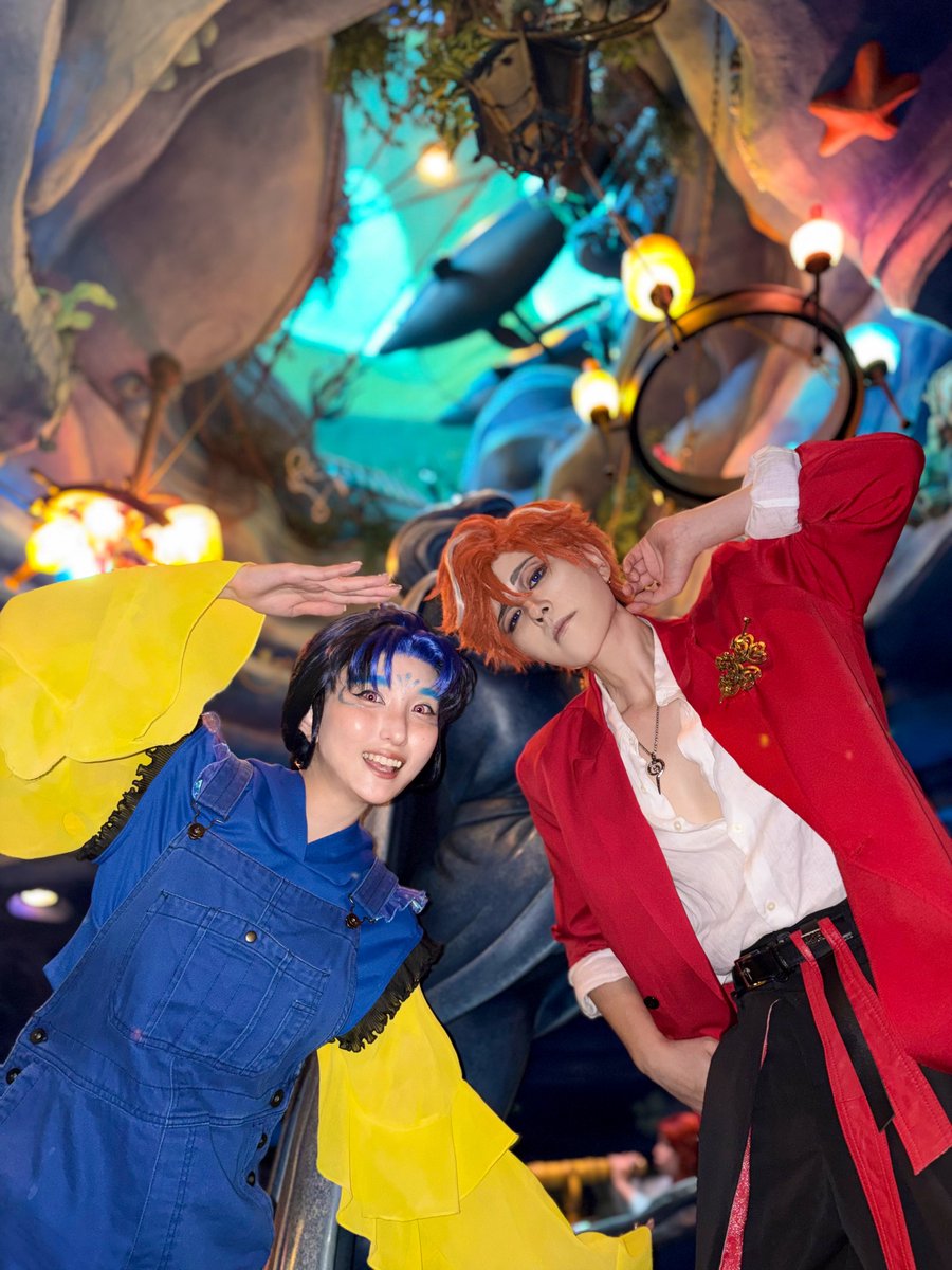 sazanamikrlian's tweet photo. 🐠ドリーとハンク🐙

みんなでいっぱい考えた擬人化イメージ🫧
#Dハロ仮装 
#Dハロ仮装2026 https://t.co/vyyiphQGUM