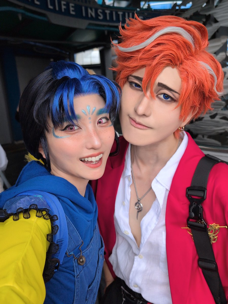 sazanamikrlian's tweet photo. 🐠ドリーとハンク🐙

みんなでいっぱい考えた擬人化イメージ🫧
#Dハロ仮装 
#Dハロ仮装2026 https://t.co/vyyiphQGUM