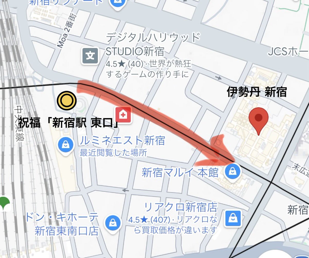 rakudanokobu123's tweet photo. 本日、ナイトレインのポップアップストアに行かれる方へ

祝福「新宿駅 東口」までファストトラベルして、新宿通りを進むと伊勢丹があります。

新宿区全域が腐敗沼なのでご注意を！ https://t.co/a6AlwhU6Wh