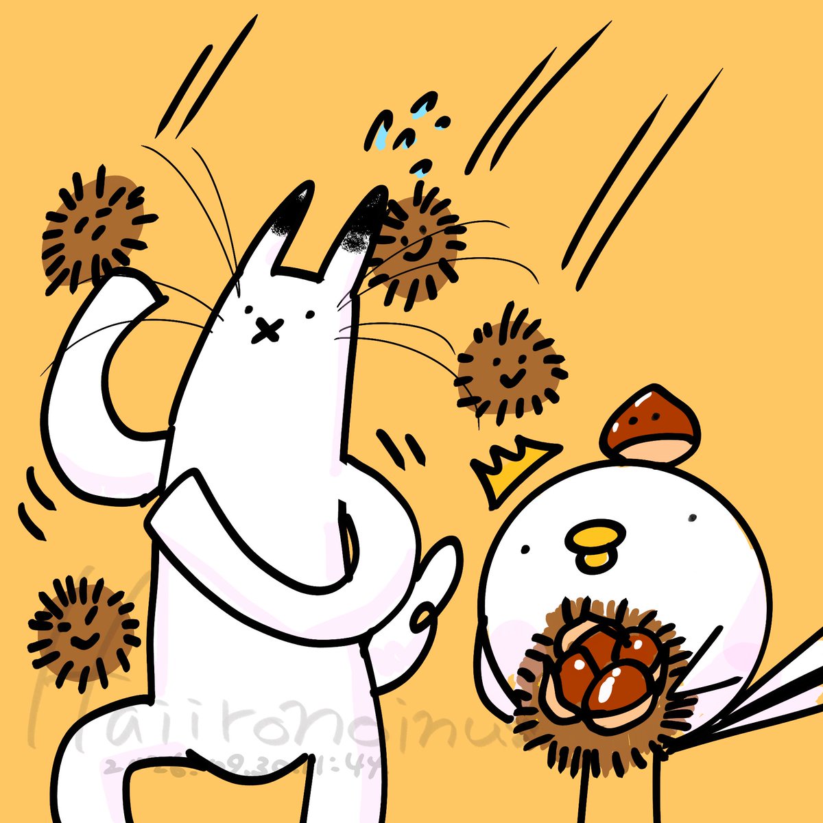 glay_dog's tweet photo. #今日は何の日
9月30日は
＼＼\ 和栗の日 //／／
栗食べたいー╭( ･ㅂ･)╮
#和栗の日 https://t.co/2oullbBMqJ