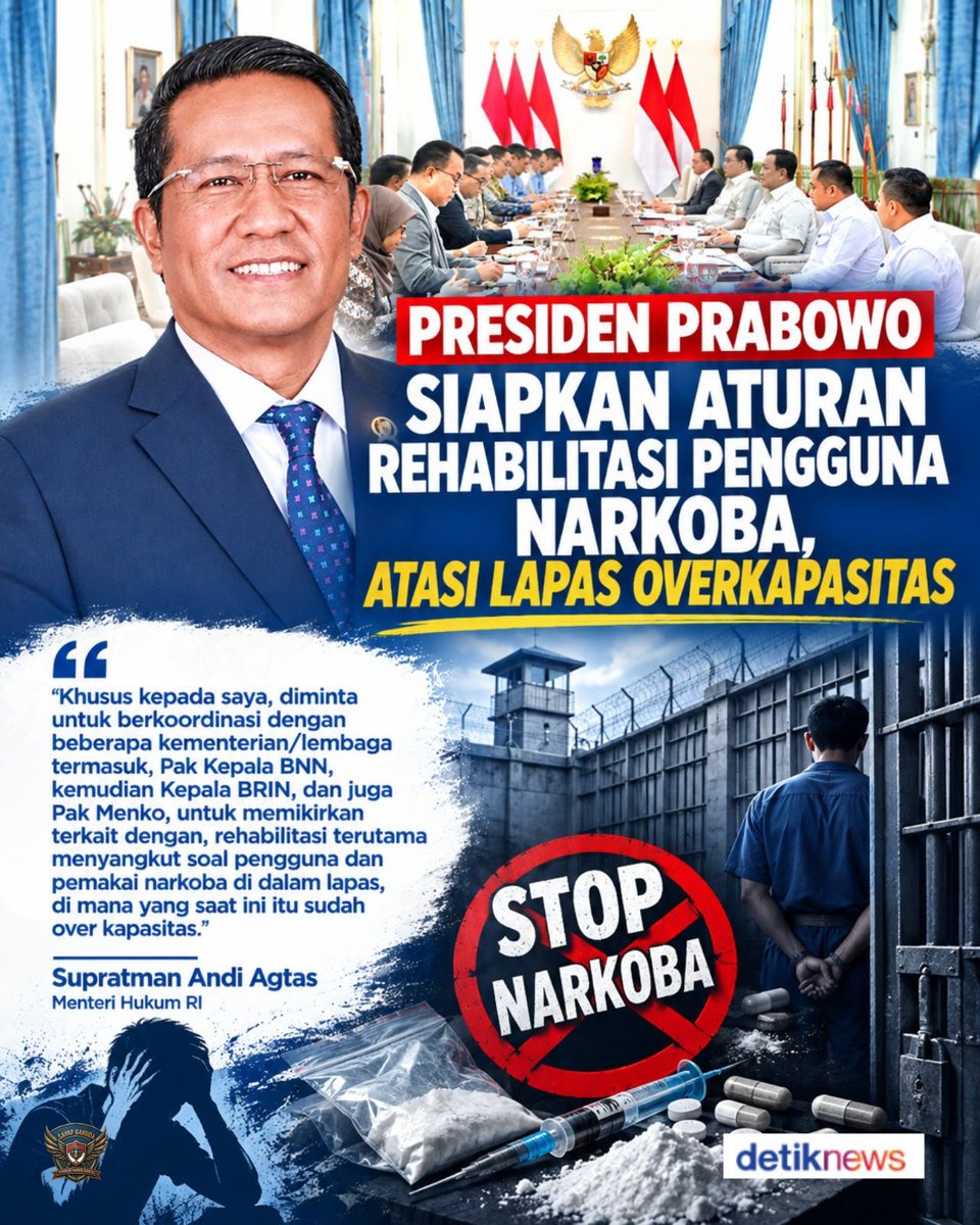 stevycandu's tweet photo. #BersamaBerantasNarkoba langkah Presiden Prabowo dukung BRIN buat riset alat deteksi murah plus perkuat tempat rehabilitasi bikin penanganan makin efektif https://t.co/cLShcNRjYW