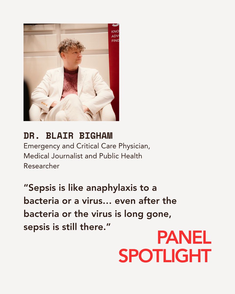 cmpcaron_caron's tweet photo. « What if we thought about #sepsis as an anaphylactic reaction triggered by infection? » ~ Blair Bigham @SepsisCanada
The more we understand, the better equipped we are to recognize it. #SepticShock
#AwarenessSavesLives #SepsisAwarenessMonth #EveryMinuteCounts #SepsisReform https://t.co/ITnrYJXgiO