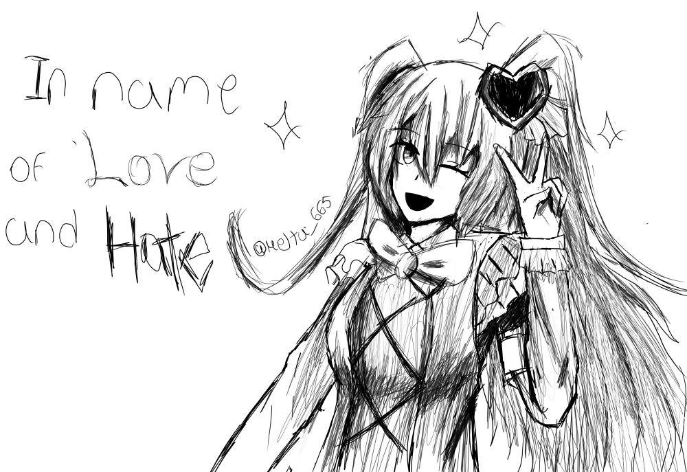 Melta_665's tweet photo. Un dibujo de Don Quixote In the name of love and hate paraaaaaaaa @3h800 https://t.co/lrLeTe46aE