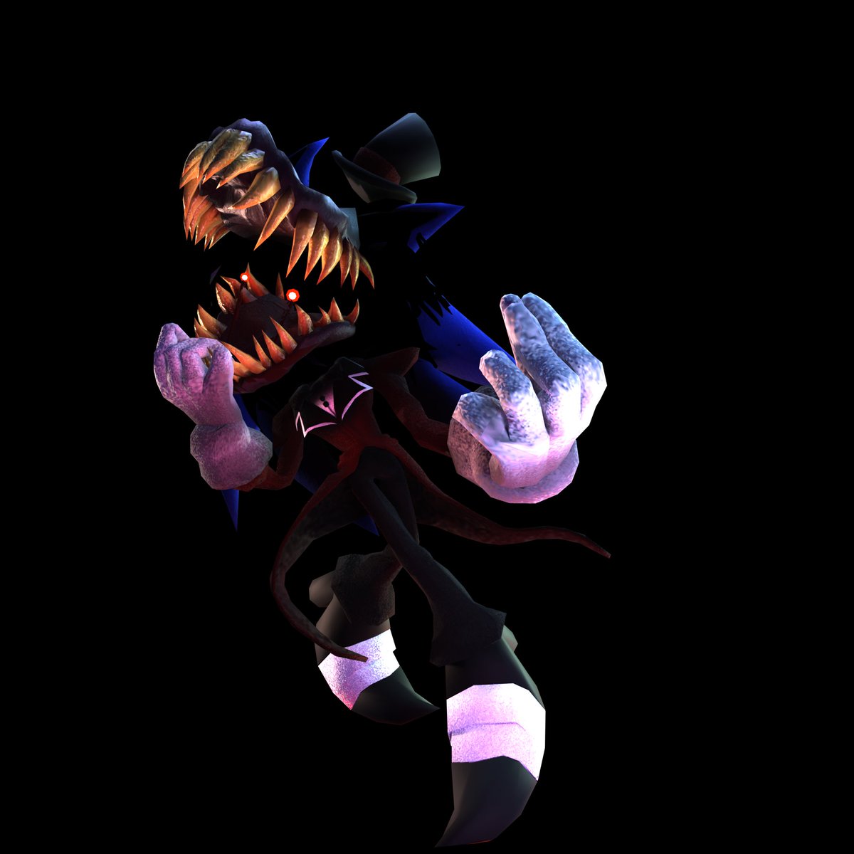 GenesisXOMNews1's tweet photo. We Have Received 2 New Renders For "Caine X" And 3 New Renders For Fleetway!

(LAST FLEETWAY RENDER IN REPLIES)

Renders By - @BonTheAngel https://t.co/jQjQqJgjXu