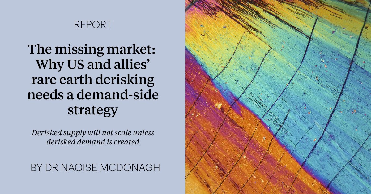 USSC's tweet photo. Can China price its rare earth rivals out of the market?

New mines need secure demand to survive Chinese price cuts.

Dr Naoise McDonagh unpacks the missing market → https://t.co/nJP2iw0tTe https://t.co/S0NohQvSvV