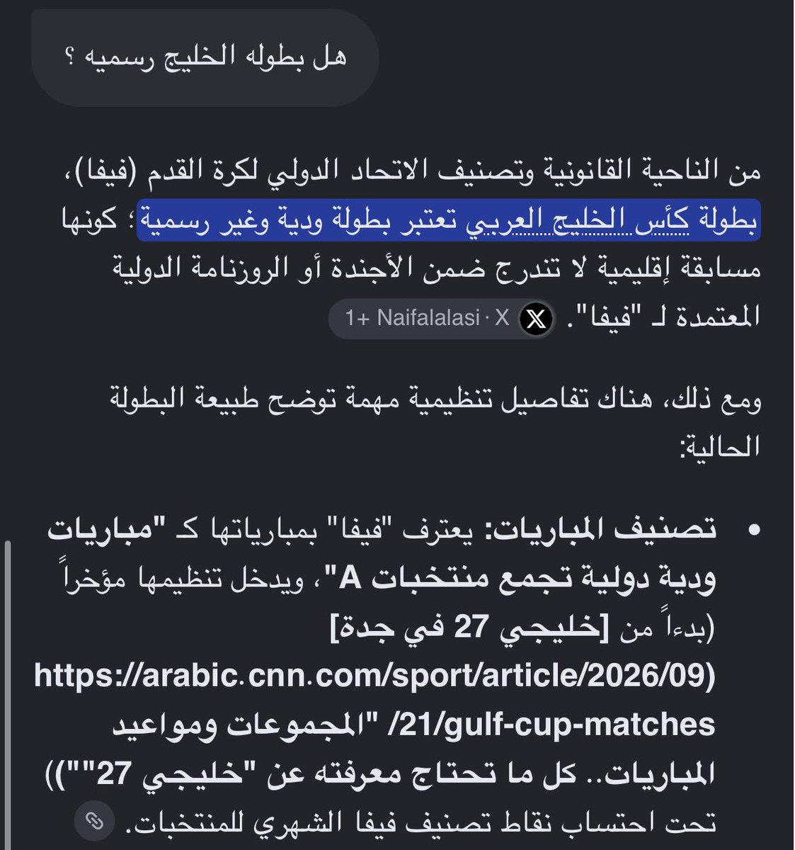 i7xm18's tweet photo. @Ahmedkarimvt7w ي ابن الحلال قوقل ما اعترف فيها ولا شي وين كلامه الي اعترف فيه قال فيفا لم تعترف في بطوله قالت انها بطوله وديه 

وثانيا قاعد تقول اقليميا صح بس أنا قاعد أقولك ( فيفا ) بين قوسين فيفا صاحب كوره القدم فيفا قالت بطوله وديه فيفا غير صحيح وانت صح ماشاء الله بعدين اتحاد عربي مب معترف ف https://t.co/xA72cKlkrs
