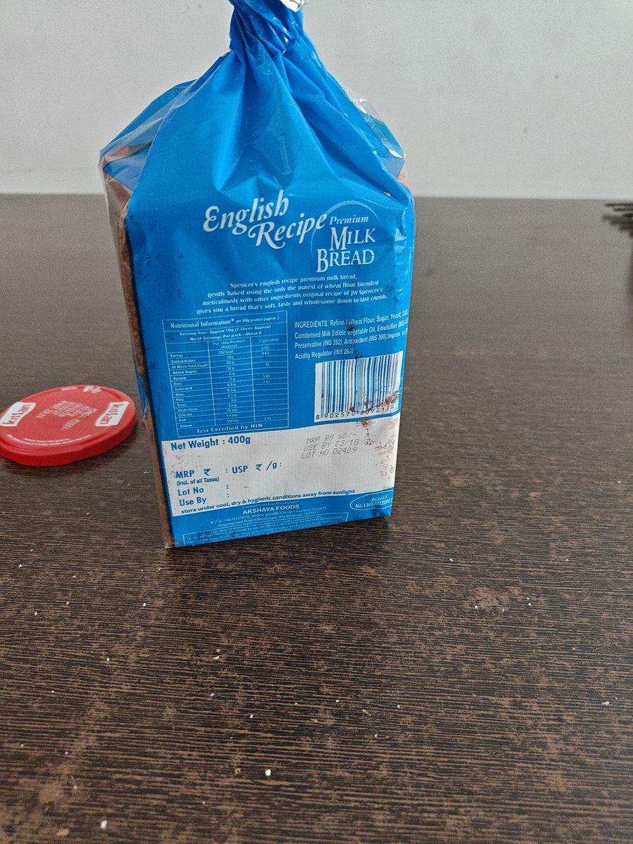 kshrikant's tweet photo. @SwiggyCares received this bread through instamart. This bread is stale. Please deliver proper food items...bad experience https://t.co/IfuXy3bHCH