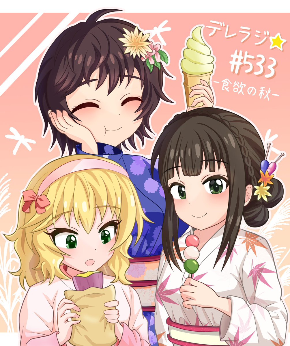 Gufu794's tweet photo. #今月描いた絵を晒そう
デレラジ採用ありがとう
なんで複数人ばかり描いているんですか⁉️ https://t.co/8OKukJ8lHI