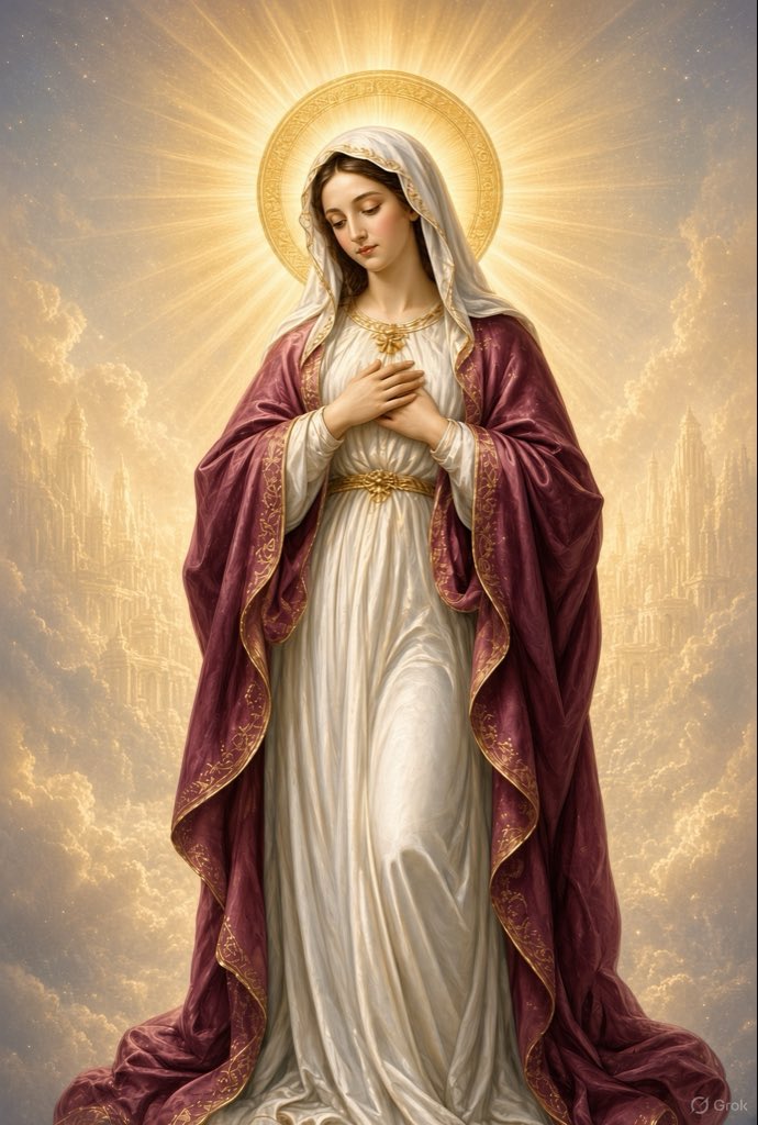 CatholicQuote12's tweet photo. Dios te salve, María, 
llena eres de gracia;
el Señor es contigo.
Bendita Tú eres 
entre todas las mujeres,
y bendito es el fruto de tu vientre, Jesús. 

Santa María, Madre de Dios,
ruega por nosotros, pecadores,
ahora y en la hora de nuestra muerte. Amén. https://t.co/MhdcFYELbY