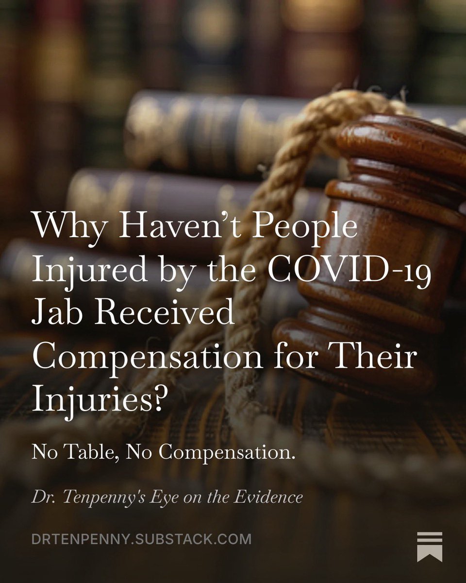 DrSherri23's tweet photo. In today’s Eye on the Evidence, I’m asking a question that deserves an answer:

Will the COVID-injured ever get justice and compensation?

The system they were told to trust has largely failed them. Here’s what I have to say about it. https://t.co/udB6dIb4rJ