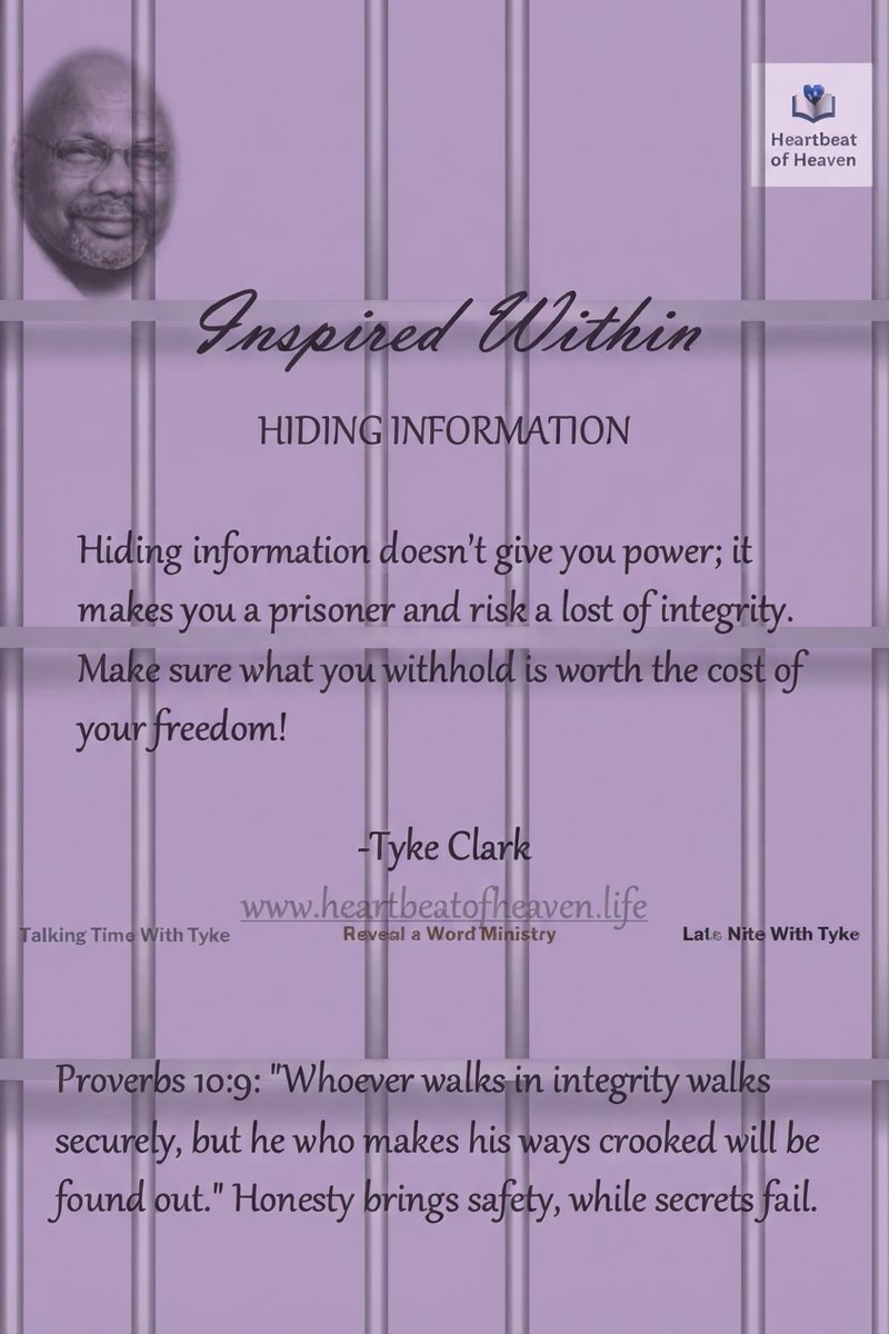 tykeclark's tweet photo. WHEN WE HIDE INFORMATION! https://t.co/AOaQ4XtD6S