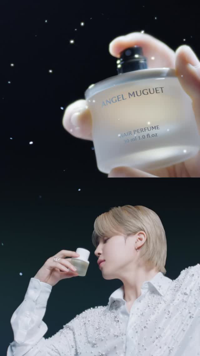 ran__min's tweet photo. اسم عطر الشعر ANGEL MUGUET (ملاك زنبق الوادي : زهرة عطرية بيضاء) كانه وصف لجيمين بالاعلان 🥹🤍 https://t.co/PO8eQfophh