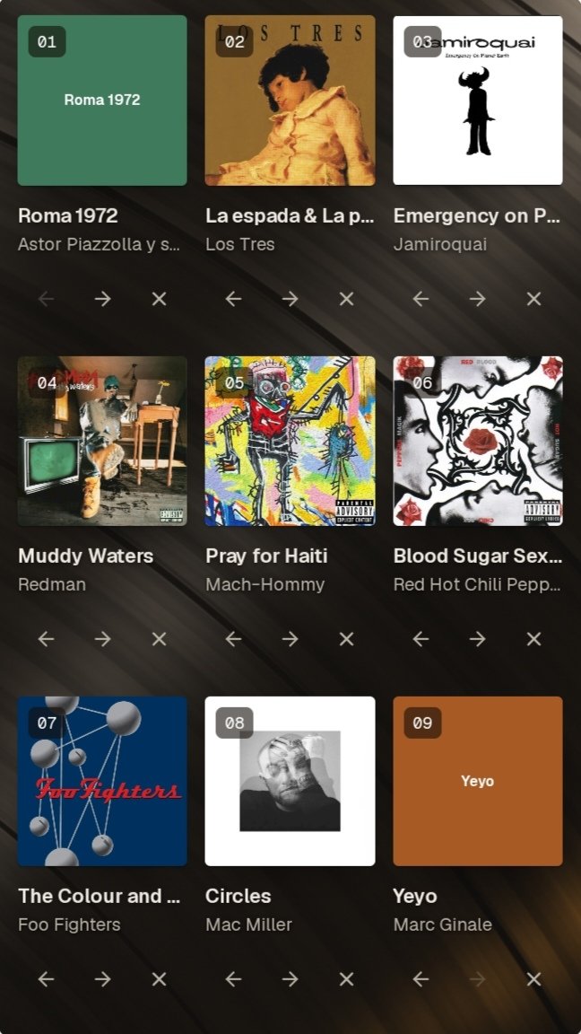 LeMujik14's tweet photo. Mis 18 discos favoritos actualmente https://t.co/06KKoiERP1