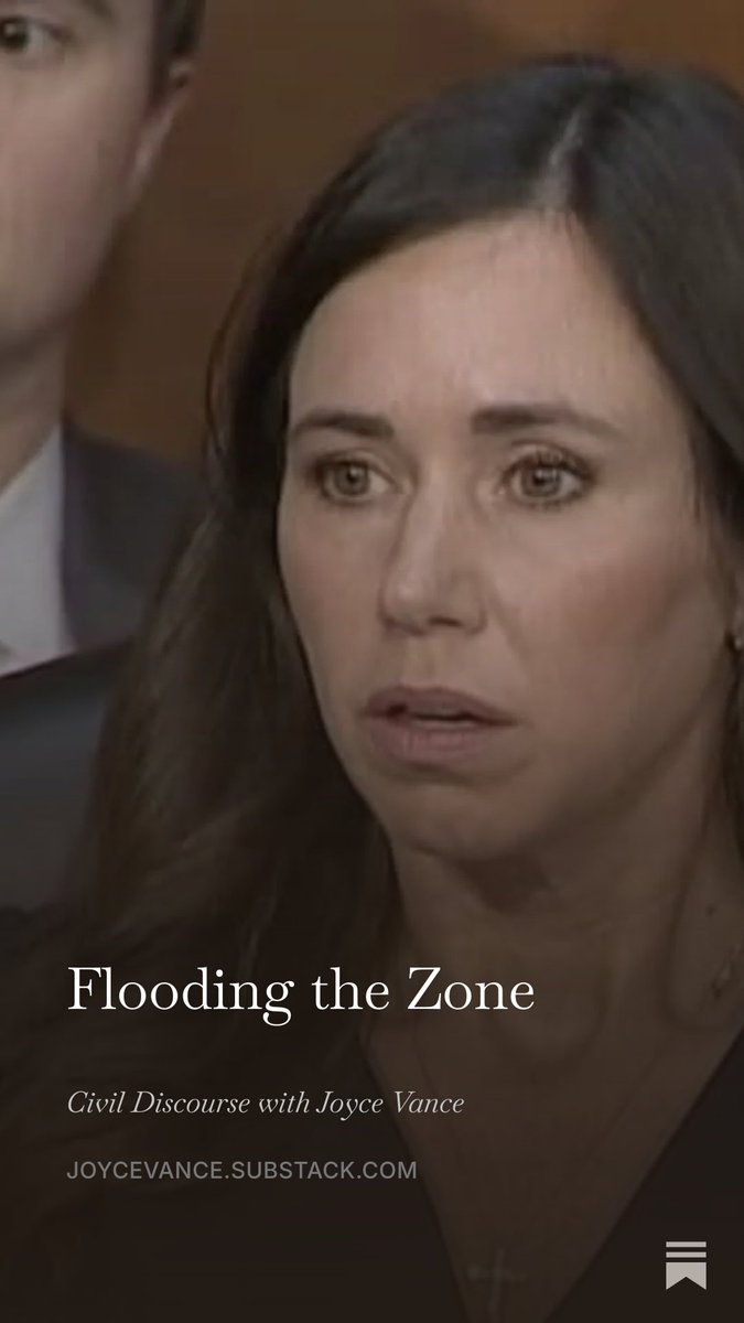 JoyceWhiteVance's tweet photo. What emerges when you take a deep breath is a picture of what we all know by now to be true. This is not a president who is committed to governing, to public service. This is a smash and grab, and we are the victims. https://t.co/Fp7aHZLuIn https://t.co/MNuYrcnjh4