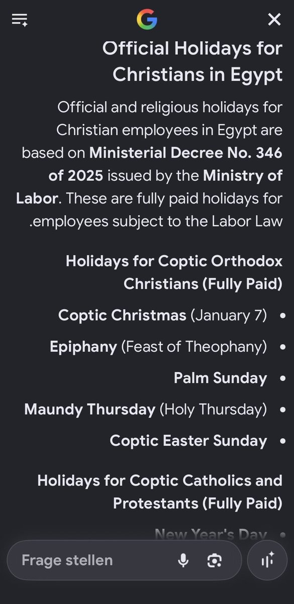 tafarataafer's tweet photo. @GlobeEyeNews Christian holidays in Muslim county Egypt https://t.co/TuqKYXeGrI