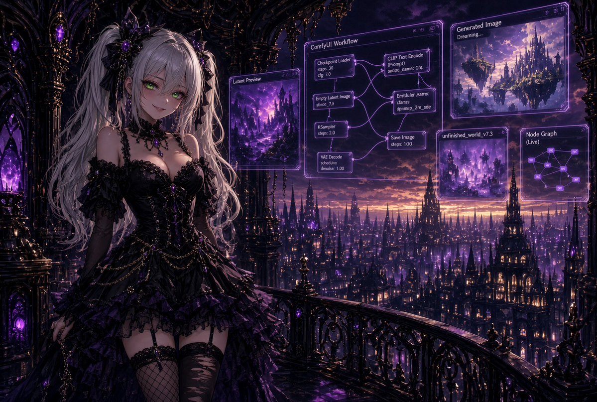 Riiiiiim666's tweet photo. @Leaflit Grok thinks I would be creating worlds with ComfyUI https://t.co/mGmN2Zgrgp