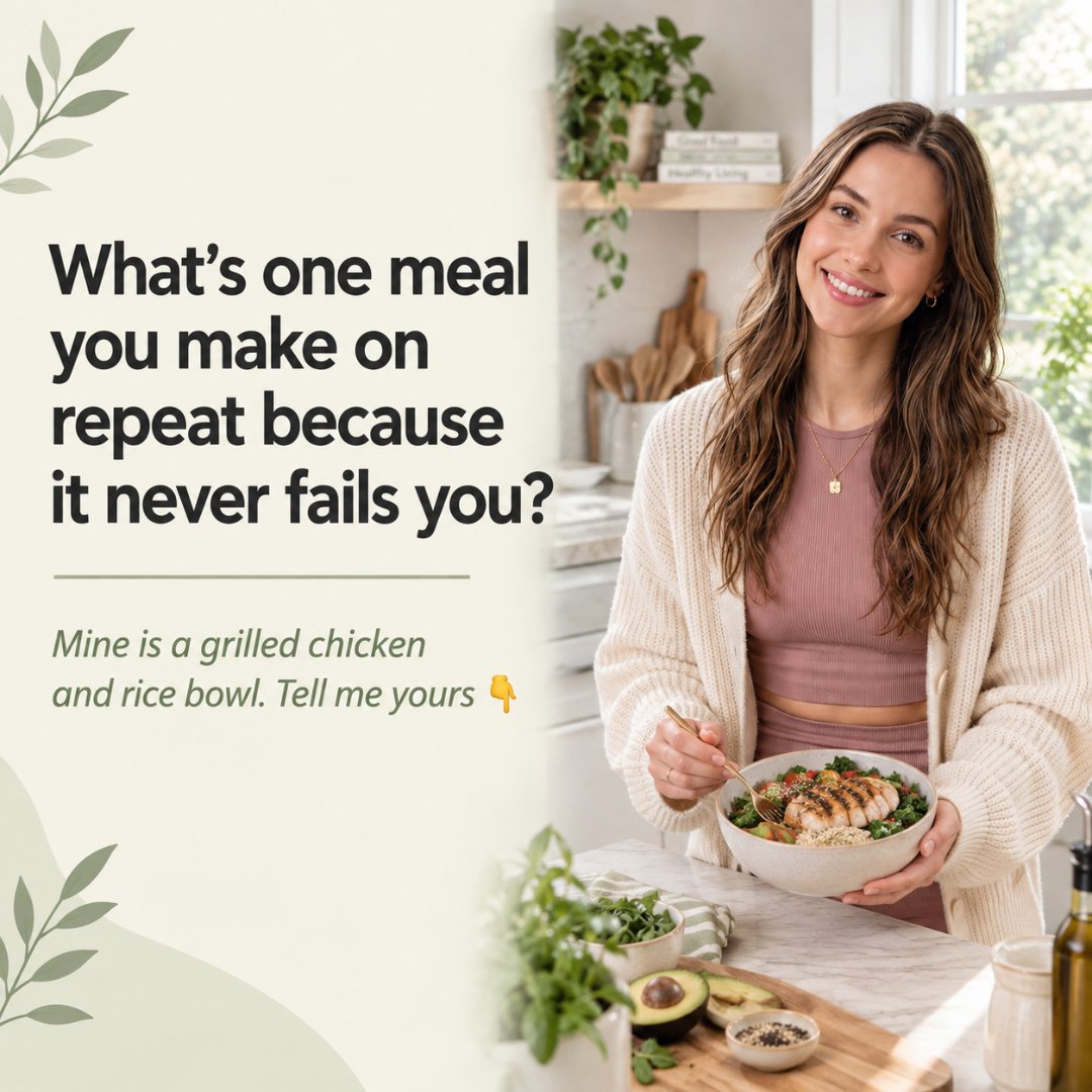 AvaSinclairFit's tweet photo. Genuinely curious what everyone's go-to is 👇

#HealthyEating #MealIdeas #NutritionTips #TuesdayVibes #WellnessJourney https://t.co/31mE9qKm7m
