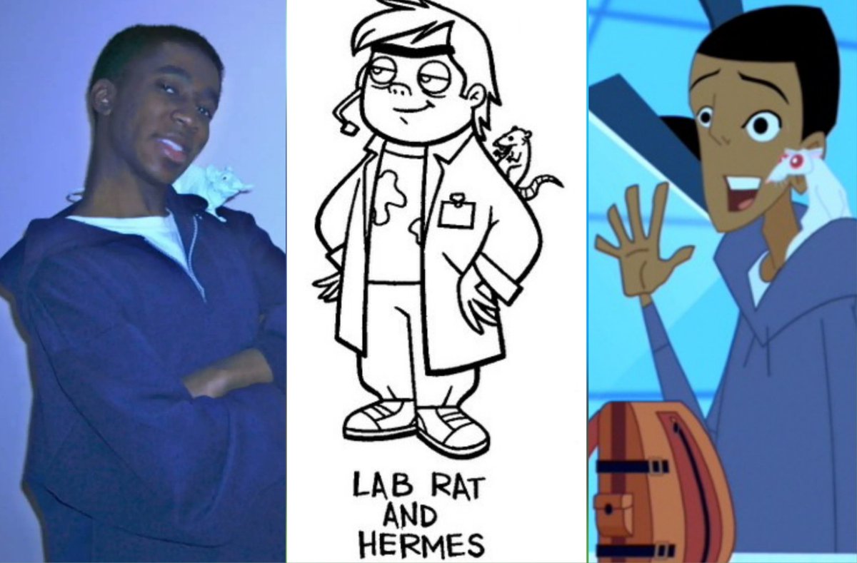 DevenOClock's tweet photo. Forever grateful to Grossology animation director Matt Ferguson who told me "We might change the character design" when I first tried out with my geeky Otacon voice, which quickly morphed into a cautiously scientific Chris Tucker. 

Next thing I knew, Lab Rat looked just like me! https://t.co/eJmXV5y6Py
