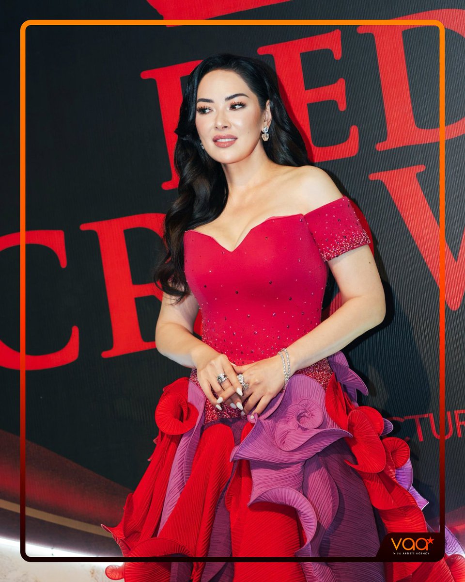 VivaArtists_'s tweet photo. LOOK: Ruffa Gutierrez stuns during the media conference for GMA Pictures’ upcoming film Red Crown! 👑✨

Red Crown opens in cinemas nationwide on October 28. 🎬 https://t.co/wnGIICsJCi
