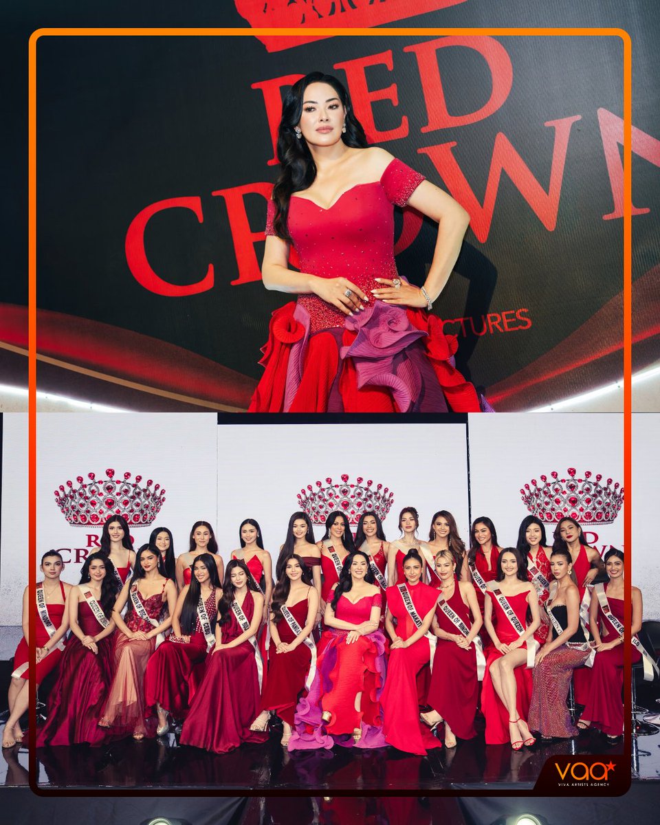 VivaArtists_'s tweet photo. LOOK: Ruffa Gutierrez stuns during the media conference for GMA Pictures’ upcoming film Red Crown! 👑✨

Red Crown opens in cinemas nationwide on October 28. 🎬 https://t.co/wnGIICsJCi