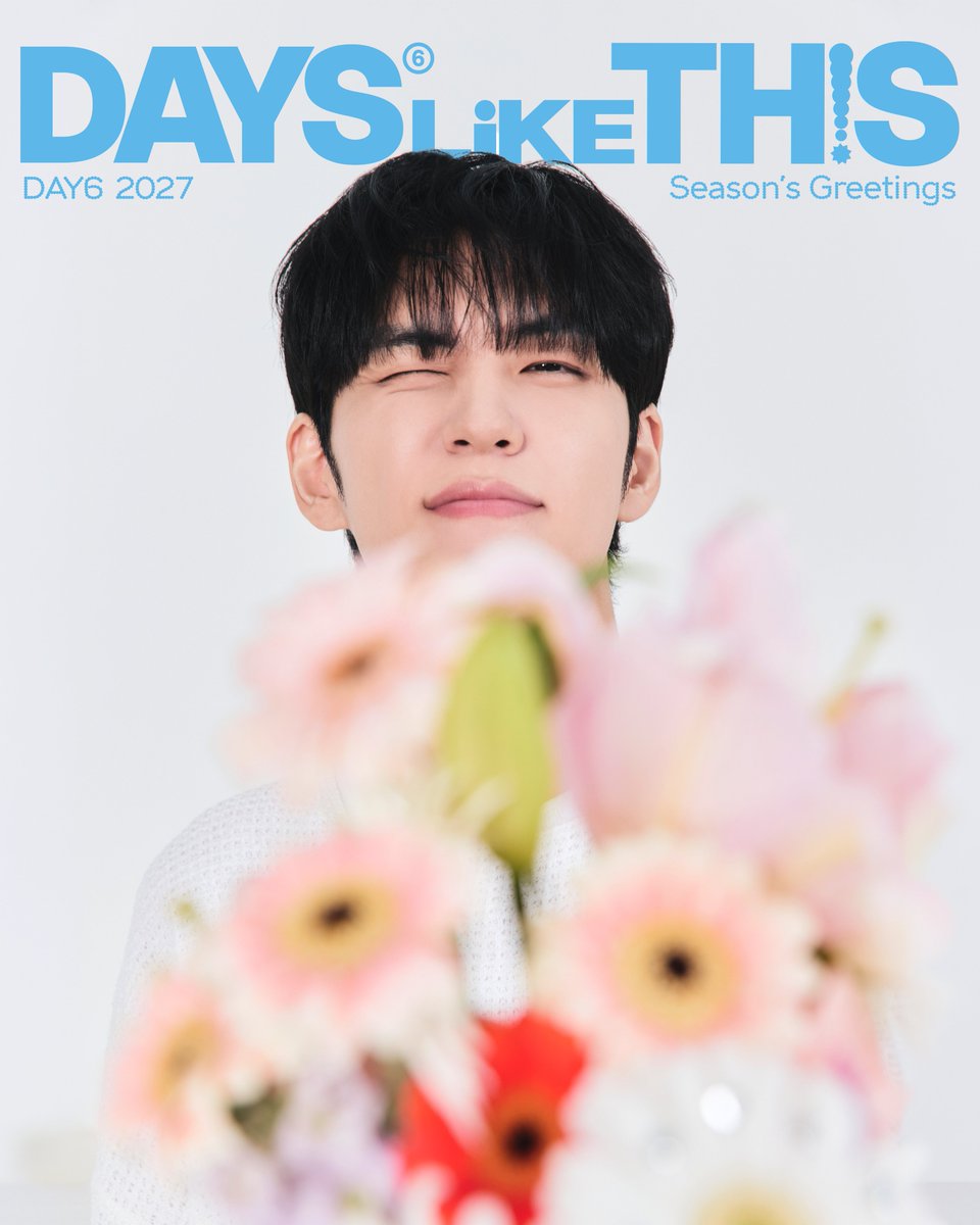 day6official's tweet photo. DAY6 (데이식스) 2027 Season’s Greetings [DAYS LIKE THIS] 🩵

#원필 #WONPIL Teaser

🍀 PRE-ORDER
26.10.06 TUE 14:00 - 10.14 WED 23:59 (KST)

#DAY6 #데이식스
#DAY6_DAYS_LIKE_THIS
#2027SEASONSGREETINGS https://t.co/ptd9MmD0gv