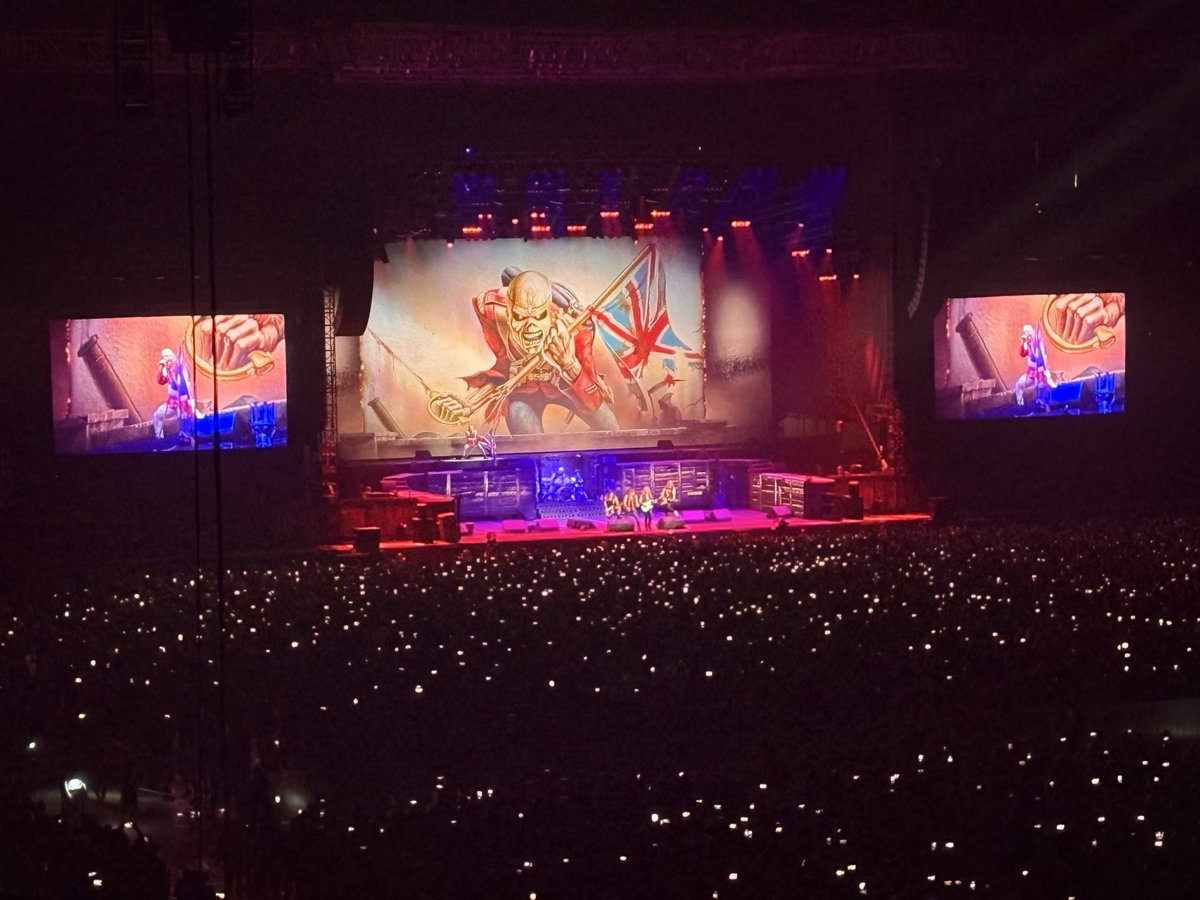 pvmckeown's tweet photo. Iron Maiden is just on their own level. https://t.co/zZABKP79Wb